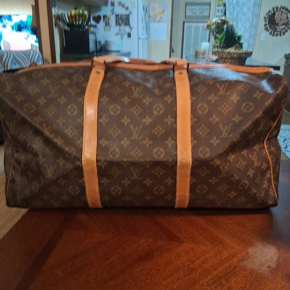 Louis Vuitton Monogram 60 Keepall Travel Bag Brown - Picture 3 of 16